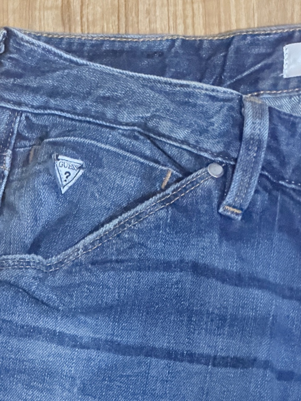 GUESS Men's Blue Skinny Jeans - Picture 6 of 7